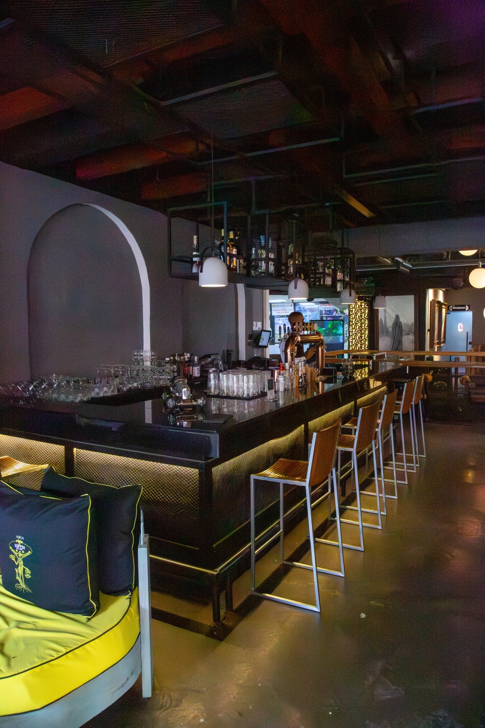 Interior atmosphere at Café AMKA